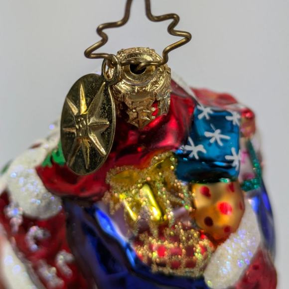 Christopher Radko Glass Christmas Ornament Handcrafted Chub A Dub Santa 1010226 - Picture 9 of 11